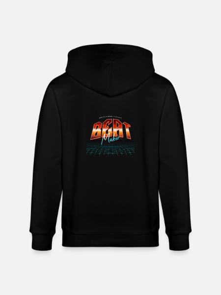 Beat Maker - Veste à capuche bio CULTIVATOR Stanley/Stella Unisexe - noir
