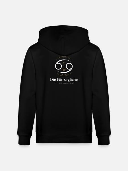 Krebs Sternzeichen Emblem - Stanley/Stella Unisex Bio-Kapuzenjacke CULTIVATOR - Schwarz