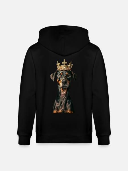 Doberman - Veste à capuche bio CULTIVATOR Stanley/Stella Unisexe - noir