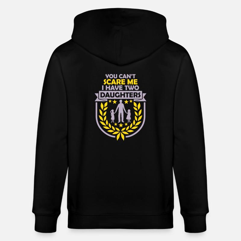 I have two daughters - Stanley/Stella Unisex Bio-Kapuzenjacke CULTIVATOR  - Schwarz