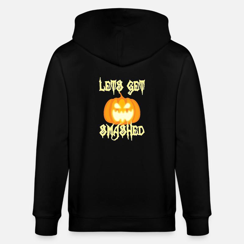 Halloween: Let 's Get Smashed - Veste à capuche bio CULTIVATOR Stanley/Stella Unisexe - noir