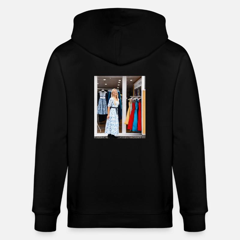 Das Kleidergeschäft 👗 - Stanley/Stella Unisex Bio-Kapuzenjacke CULTIVATOR  - Schwarz