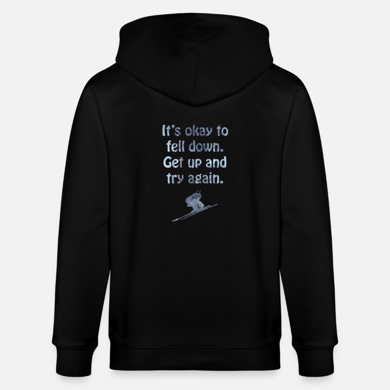 Ski - Stanley/Stella Unisex Bio-Kapuzenjacke CULTIVATOR  - Schwarz