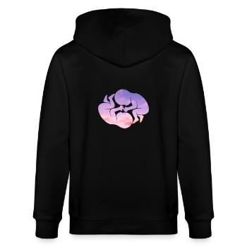 Schwangerschaft - Stanley/Stella Unisex Bio-Kapuzenjacke CULTIVATOR  - Schwarz - Hinten - Anna (173cm)