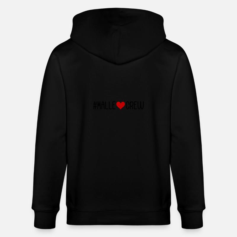 Malle Crew Mallorca - Stanley/Stella Unisex Bio-Kapuzenjacke CULTIVATOR - Schwarz