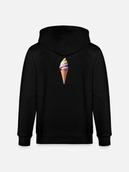 ize cream - Stanley/Stella Unisex Bio-Kapuzenjacke CULTIVATOR - Schwarz