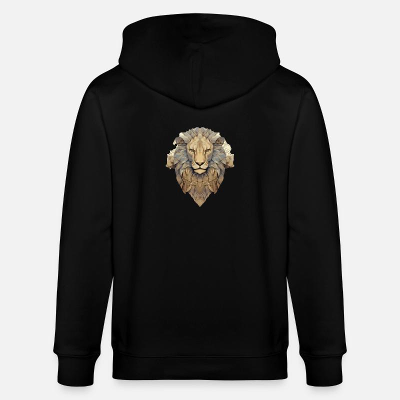 Lion - Veste à capuche bio CULTIVATOR Stanley/Stella Unisexe - noir