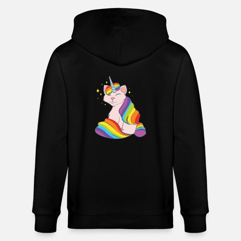 Caticorn - Veste à capuche bio CULTIVATOR Stanley/Stella Unisexe - noir