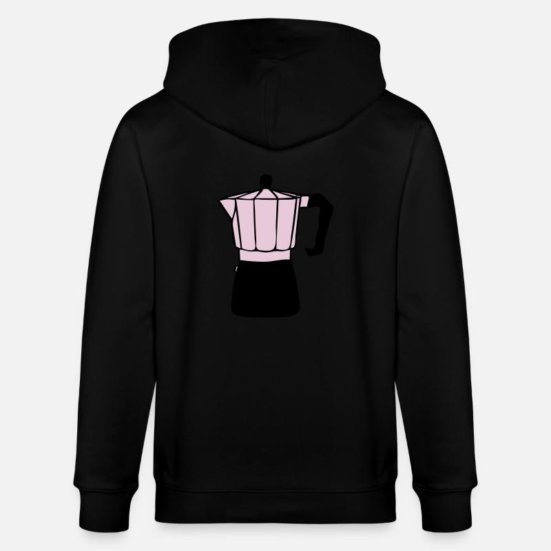 Cafetière - Veste à capuche bio CULTIVATOR Stanley/Stella Unisexe - noir