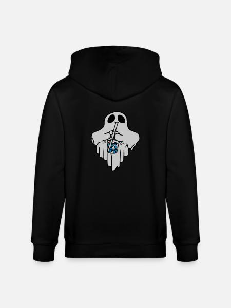 Bubble tea drinking spirit - Stanley/Stella CULTIVATOR Unisex Organic Hooded Jacket - black