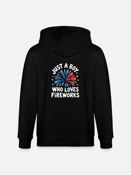 Pyrotechnics Fireworks Pyrotechnics - Stanley/Stella CULTIVATOR Unisex Organic Hooded Jacket - black
