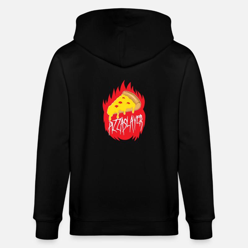 Pizza Slayer - Stanley/Stella Unisex Bio-Kapuzenjacke CULTIVATOR  - Schwarz