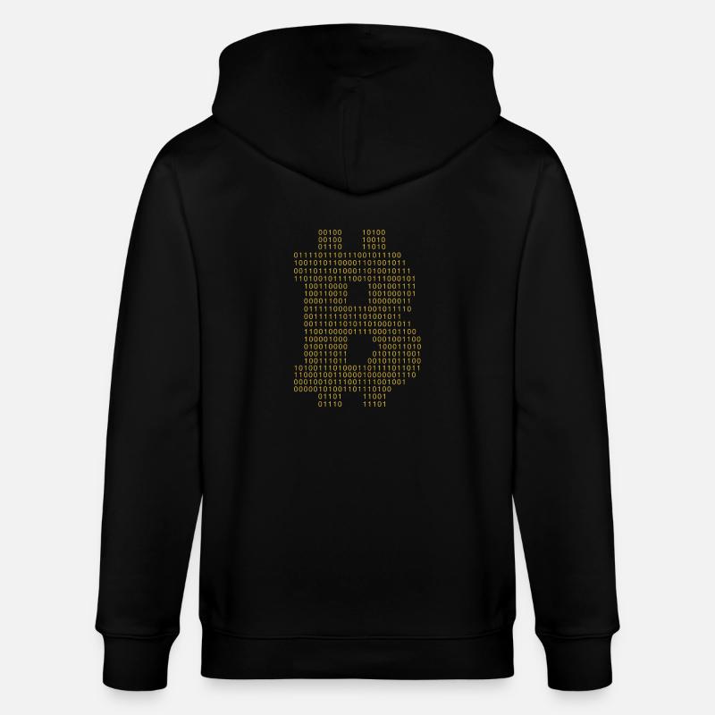 Bitcoin Code Blockchain Kryptowährung HODL - Stanley/Stella Unisex Bio-Kapuzenjacke CULTIVATOR  - Schwarz