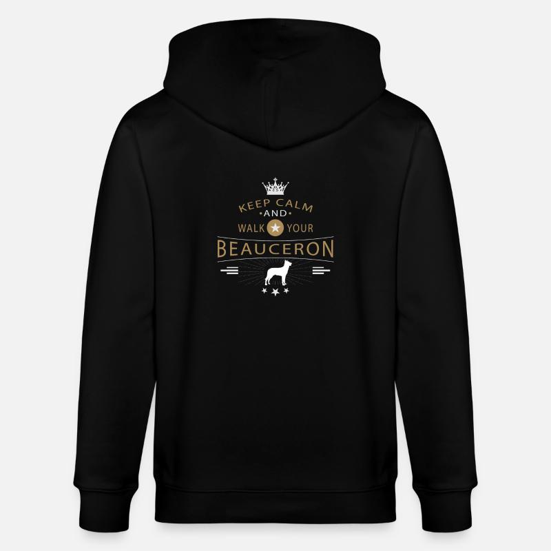 shirt de Beauceron - Veste à capuche bio CULTIVATOR Stanley/Stella Unisexe - noir