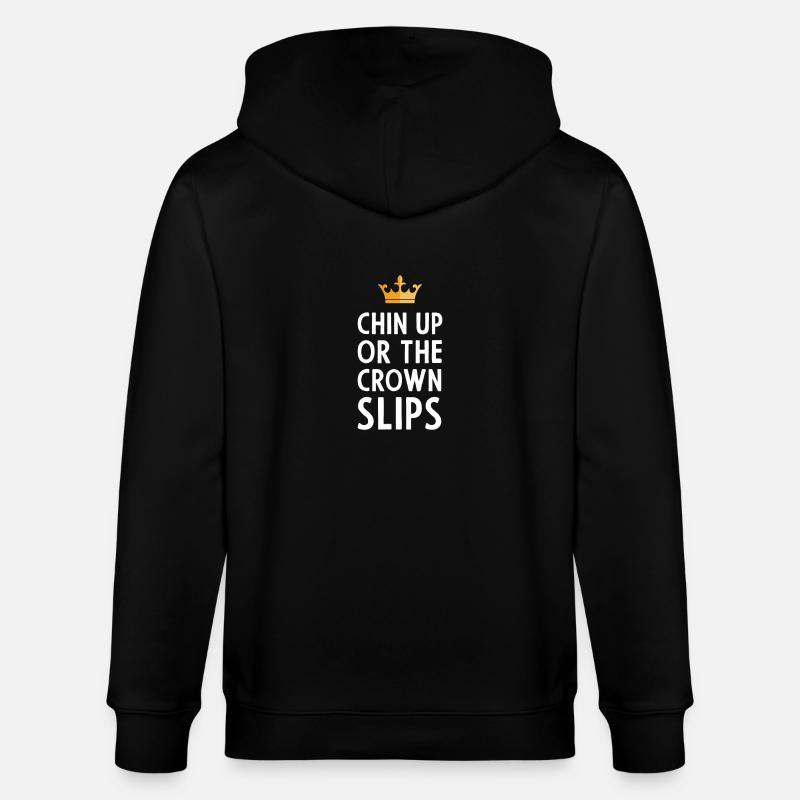 Chin Up cadeau pour princesse - Veste à capuche bio CULTIVATOR Stanley/Stella Unisexe - noir