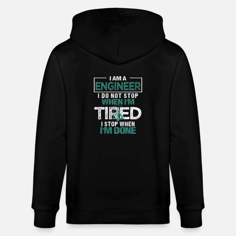 Ingenieur oder Ingenieurin - Stanley/Stella Unisex Bio-Kapuzenjacke CULTIVATOR - Schwarz