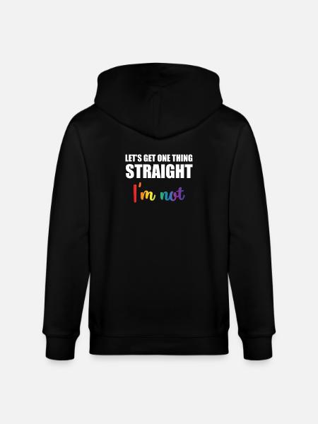 Gay - Gay - Gay Pride - Gift - Pride - Stanley/Stella CULTIVATOR  Unisex Organic Hooded Jacket - black