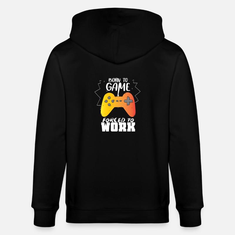 Gaming Nerd Geek Geschenkidee - Stanley/Stella Unisex Bio-Kapuzenjacke CULTIVATOR  - Schwarz