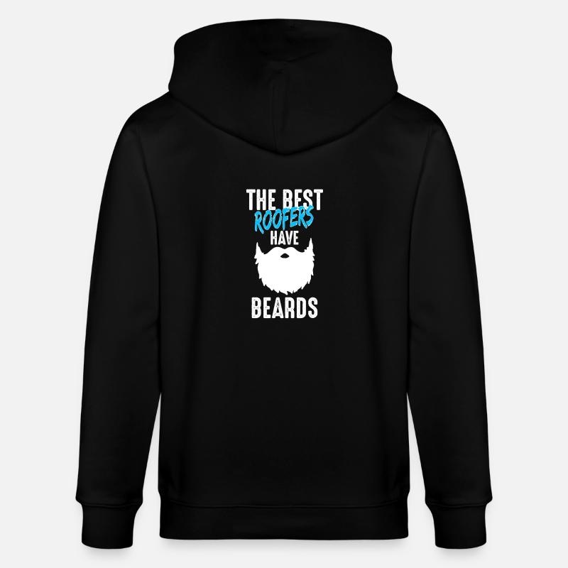 Couvreur couvreurs cadeau Bart - Veste à capuche bio CULTIVATOR Stanley/Stella Unisexe - noir