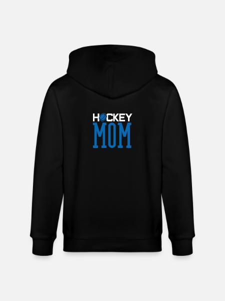 Hockey mom - Stanley/Stella CULTIVATOR  Unisex Organic Hooded Jacket - black