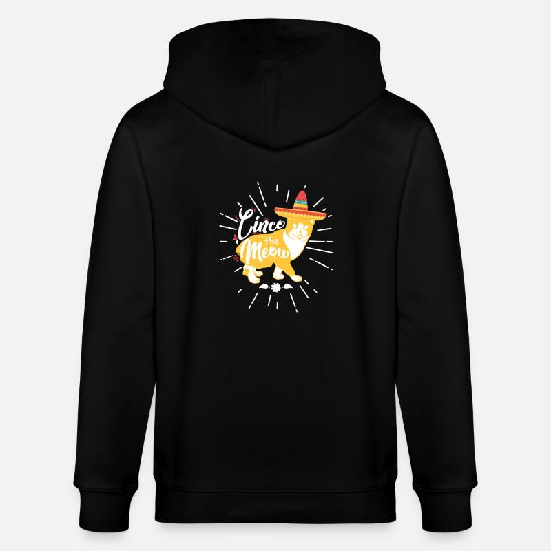 Cinco le Miaou - Veste à capuche bio CULTIVATOR Stanley/Stella Unisexe - noir