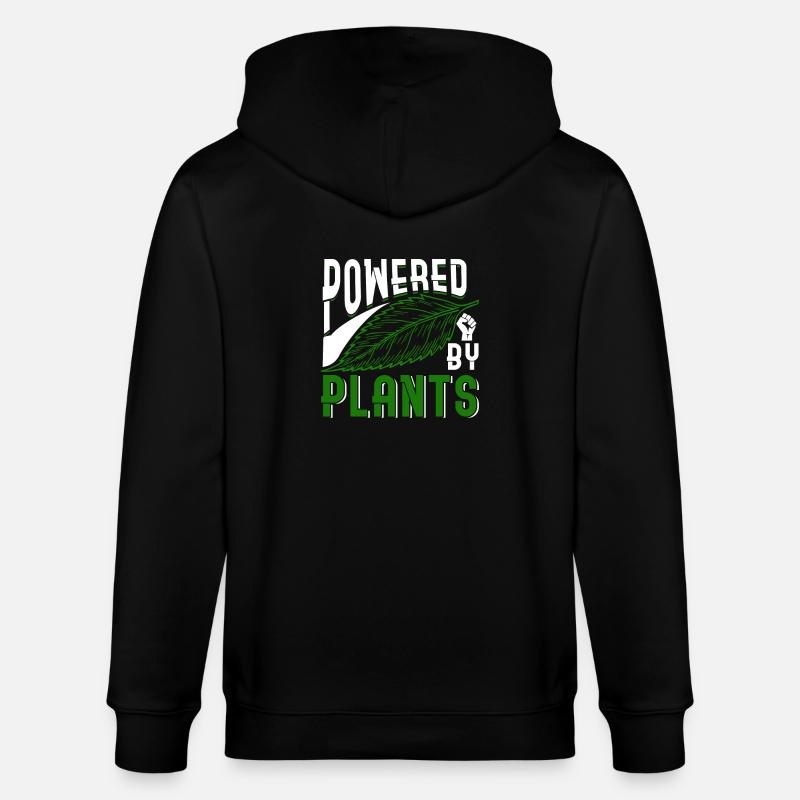 Alimenté par des plantes - Veste à capuche bio CULTIVATOR Stanley/Stella Unisexe - noir