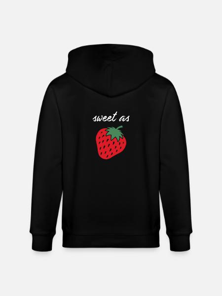 Fraise - Veste à capuche bio CULTIVATOR Stanley/Stella Unisexe - noir