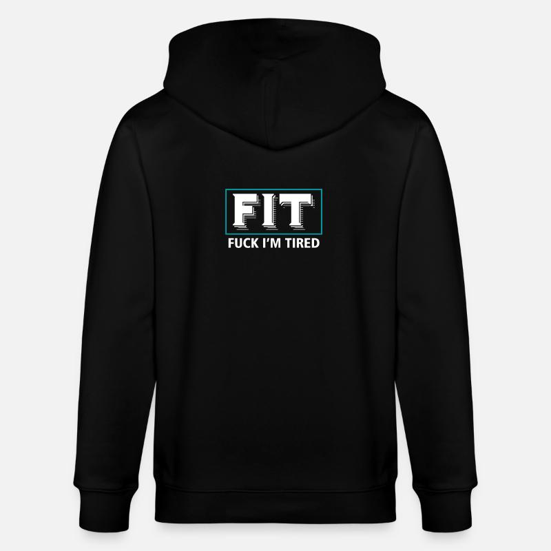 Fatigué - Veste à capuche bio CULTIVATOR Stanley/Stella Unisexe - noir