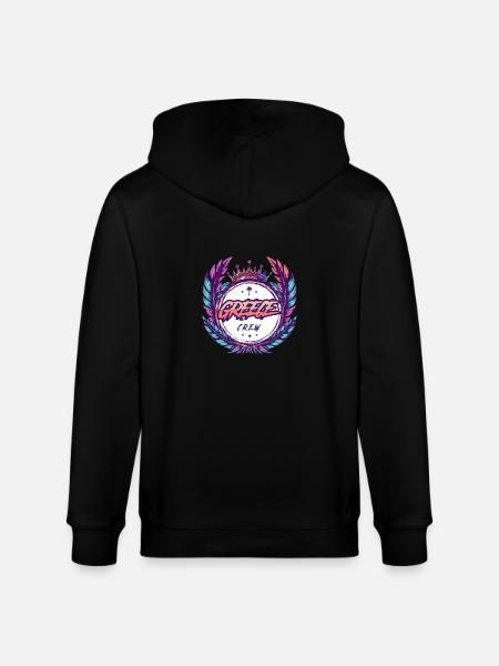 Greece Crew Bunt - Stanley/Stella Unisex Bio-Kapuzenjacke CULTIVATOR - Schwarz