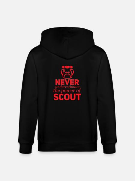 Scout, Scout, Wolfling, Rover, Gift - Stanley/Stella CULTIVATOR  Unisex Organic Hooded Jacket - black