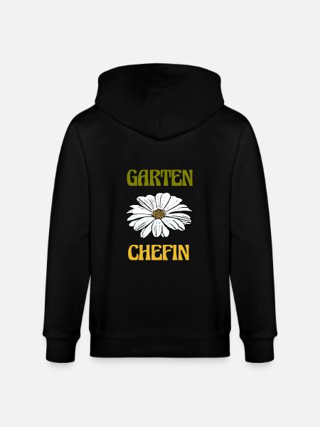 Garden Flower Garden Manager - Stanley/Stella CULTIVATOR  Unisex Organic Hooded Jacket - black