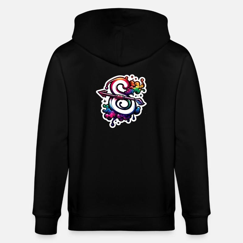 Zodiac: Schütze - Stanley/Stella Unisex Bio-Kapuzenjacke CULTIVATOR  - Schwarz