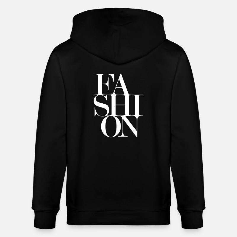 FASHION design - Stanley/Stella CULTIVATOR  Unisex Organic Hooded Jacket - black