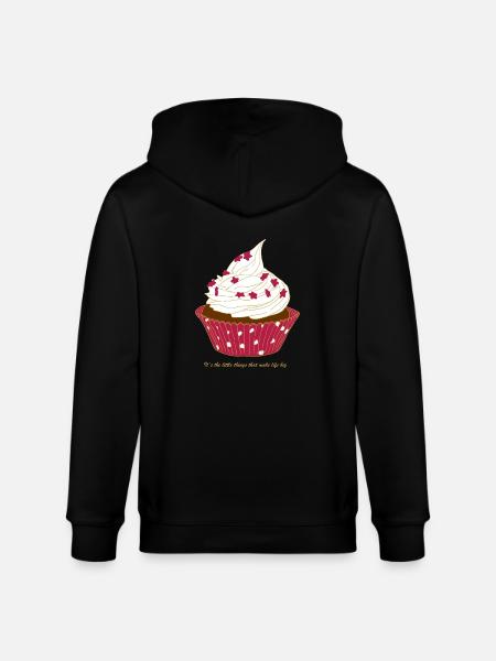 Muffin - Stanley/Stella Unisex Bio-Kapuzenjacke CULTIVATOR - Schwarz