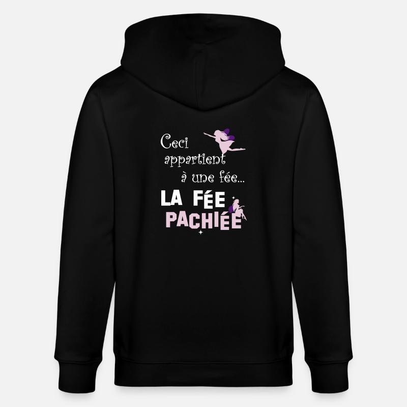 Fée paschiée - Veste à capuche bio CULTIVATOR Stanley/Stella Unisexe - noir