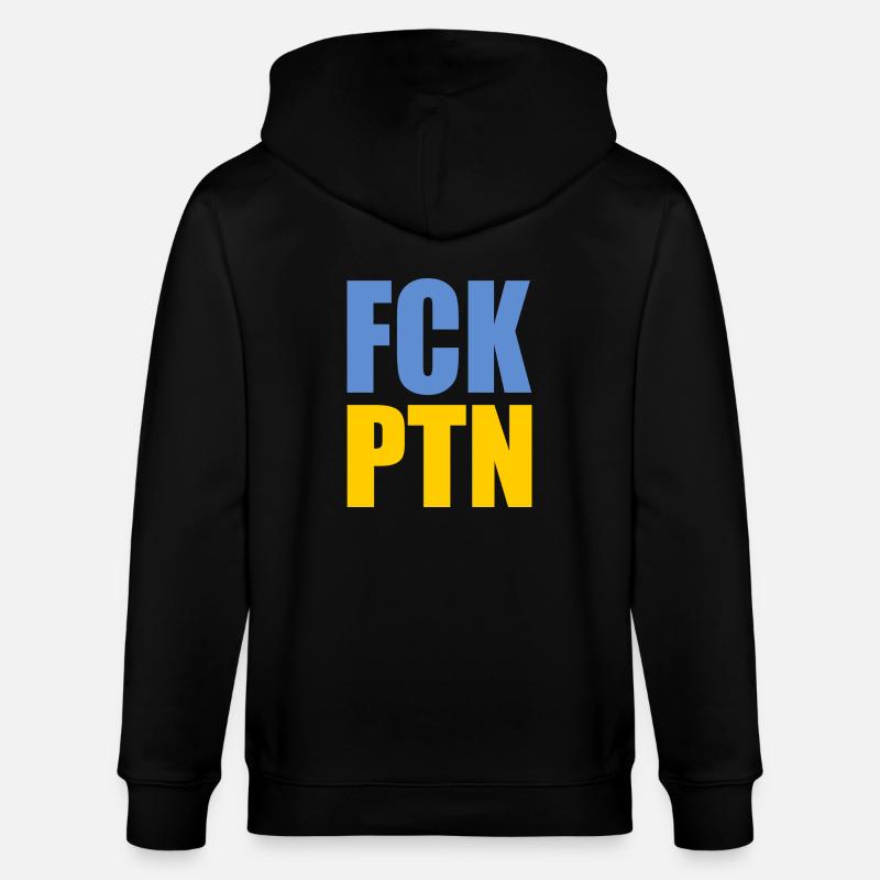 Fck ptn - Stanley/Stella Unisex Bio-Kapuzenjacke CULTIVATOR  - Schwarz