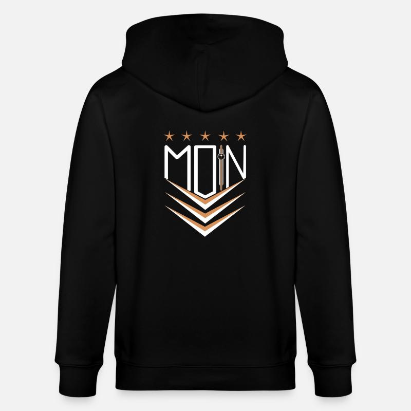 Moin Moin - Veste à capuche bio CULTIVATOR Stanley/Stella Unisexe - noir