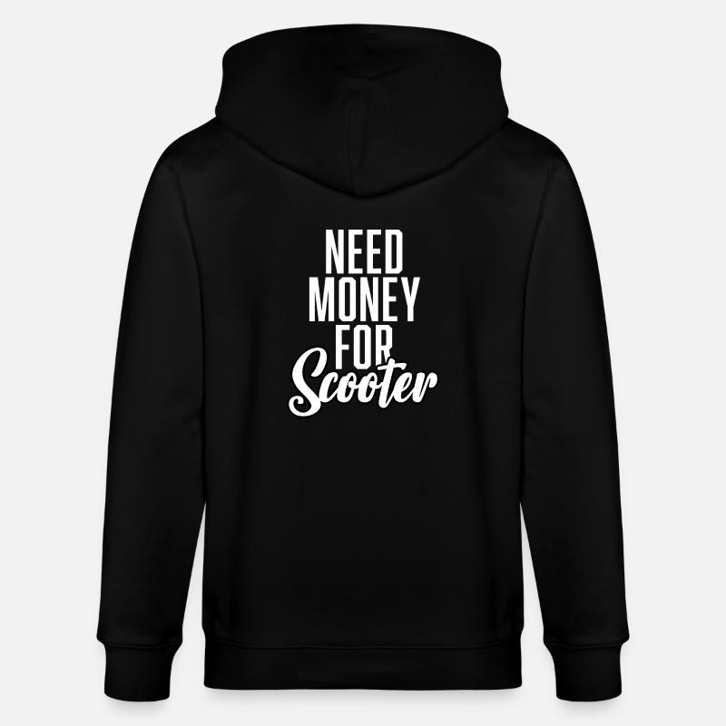 Besoin d’argent pour le scooter - Veste à capuche bio CULTIVATOR Stanley/Stella Unisexe - noir