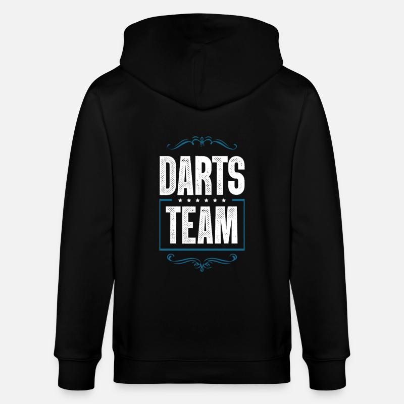 Darts Crew - Stanley/Stella Unisex Bio-Kapuzenjacke CULTIVATOR  - Schwarz