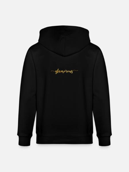 just be glamorous - Stanley/Stella CULTIVATOR Unisex Organic Hooded Jacket - black