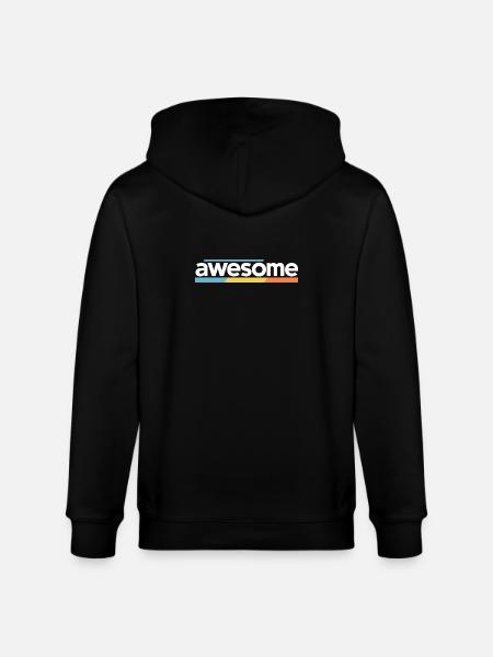 Conception typographique impressionnante - Veste à capuche bio CULTIVATOR Stanley/Stella Unisexe - noir