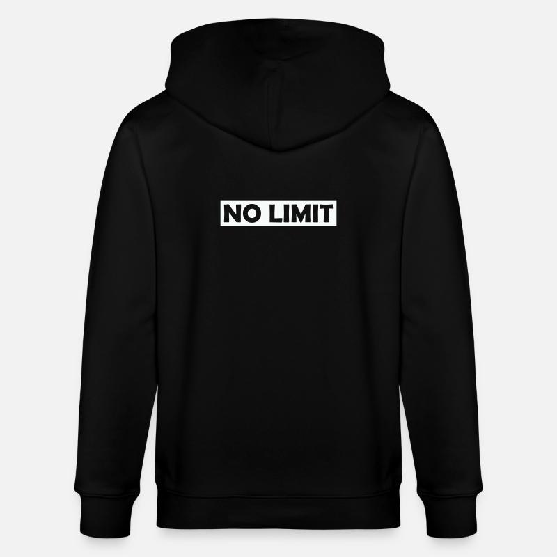 no_limit - Stanley/Stella Unisex Bio-Kapuzenjacke CULTIVATOR  - Schwarz