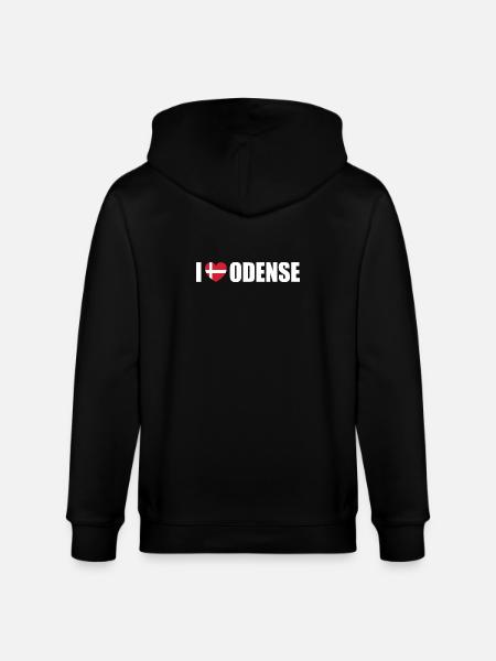 J’adore Odense Danemark - Veste à capuche bio CULTIVATOR Stanley/Stella Unisexe - noir