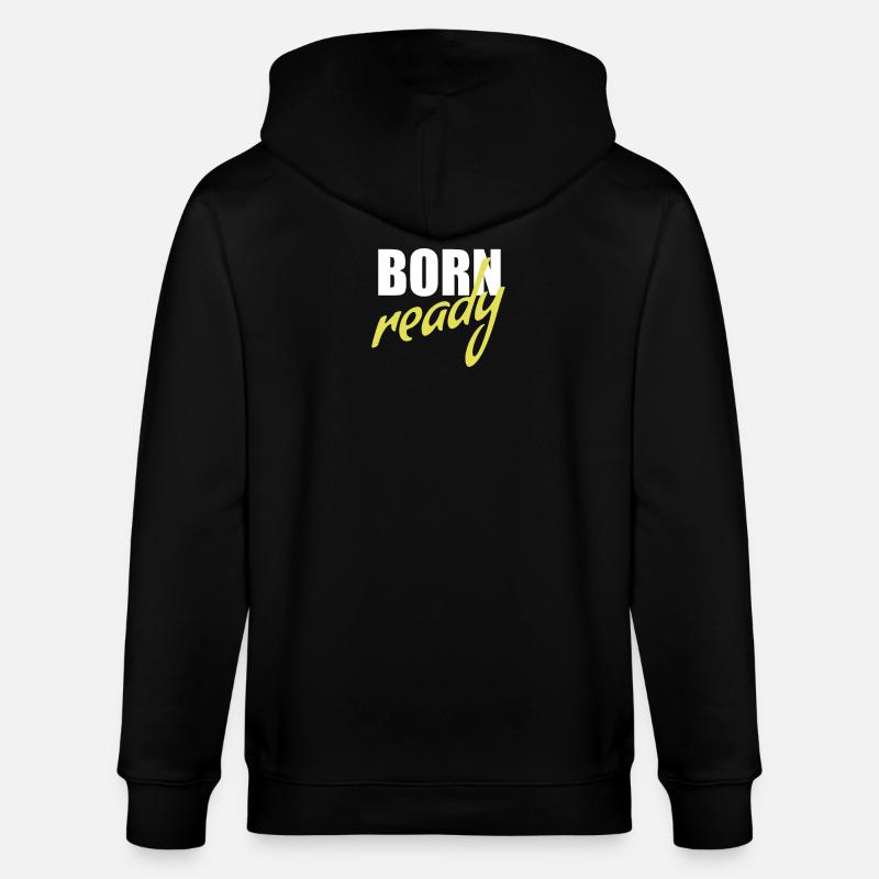 Born ready - Stanley/Stella Unisex Bio-Kapuzenjacke CULTIVATOR - Schwarz