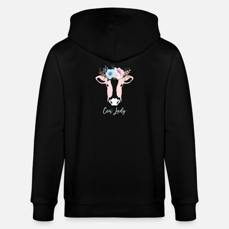Dame Cattle - Veste à capuche bio CULTIVATOR Stanley/Stella Unisexe - noir