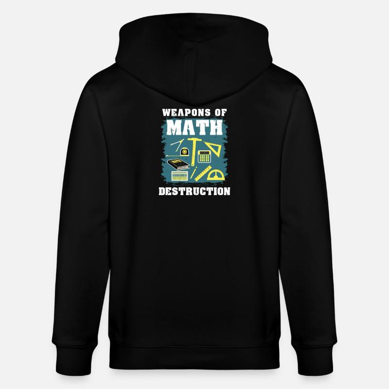 Math math gift - Stanley/Stella CULTIVATOR  Unisex Organic Hooded Jacket - black