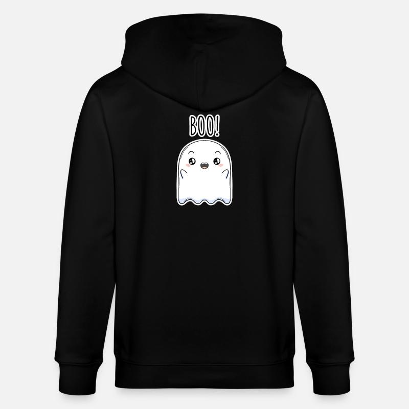 Halloween Geist - Stanley/Stella Unisex Bio-Kapuzenjacke CULTIVATOR - Schwarz