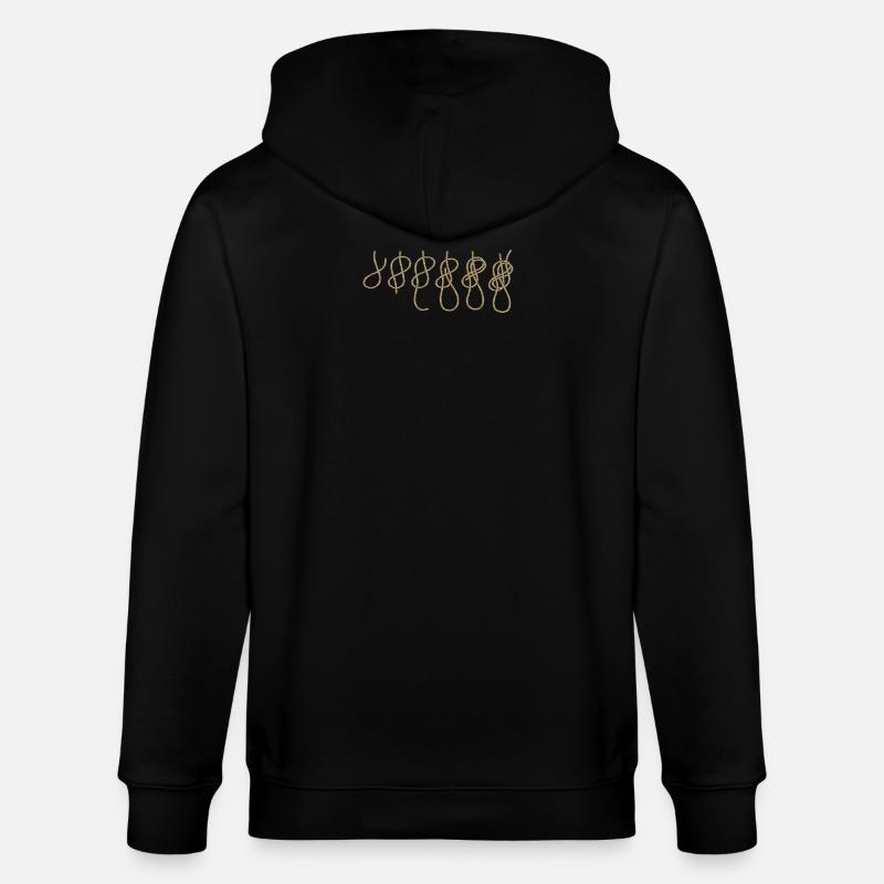 Evolution Klettern Kletterknoten Achter Knoten - Stanley/Stella Unisex Bio-Kapuzenjacke CULTIVATOR  - Schwarz