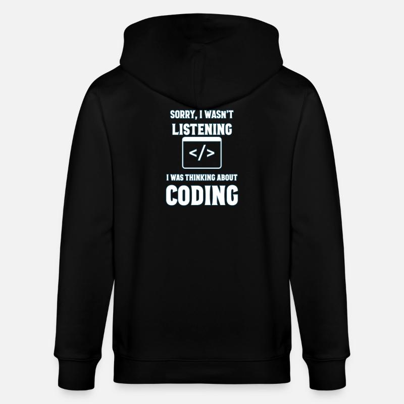 Programmieren Geschenk - Stanley/Stella Unisex Bio-Kapuzenjacke CULTIVATOR  - Schwarz