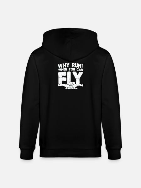 Swimming swimmer gift - Stanley/Stella CULTIVATOR Unisex Organic Hooded Jacket - black